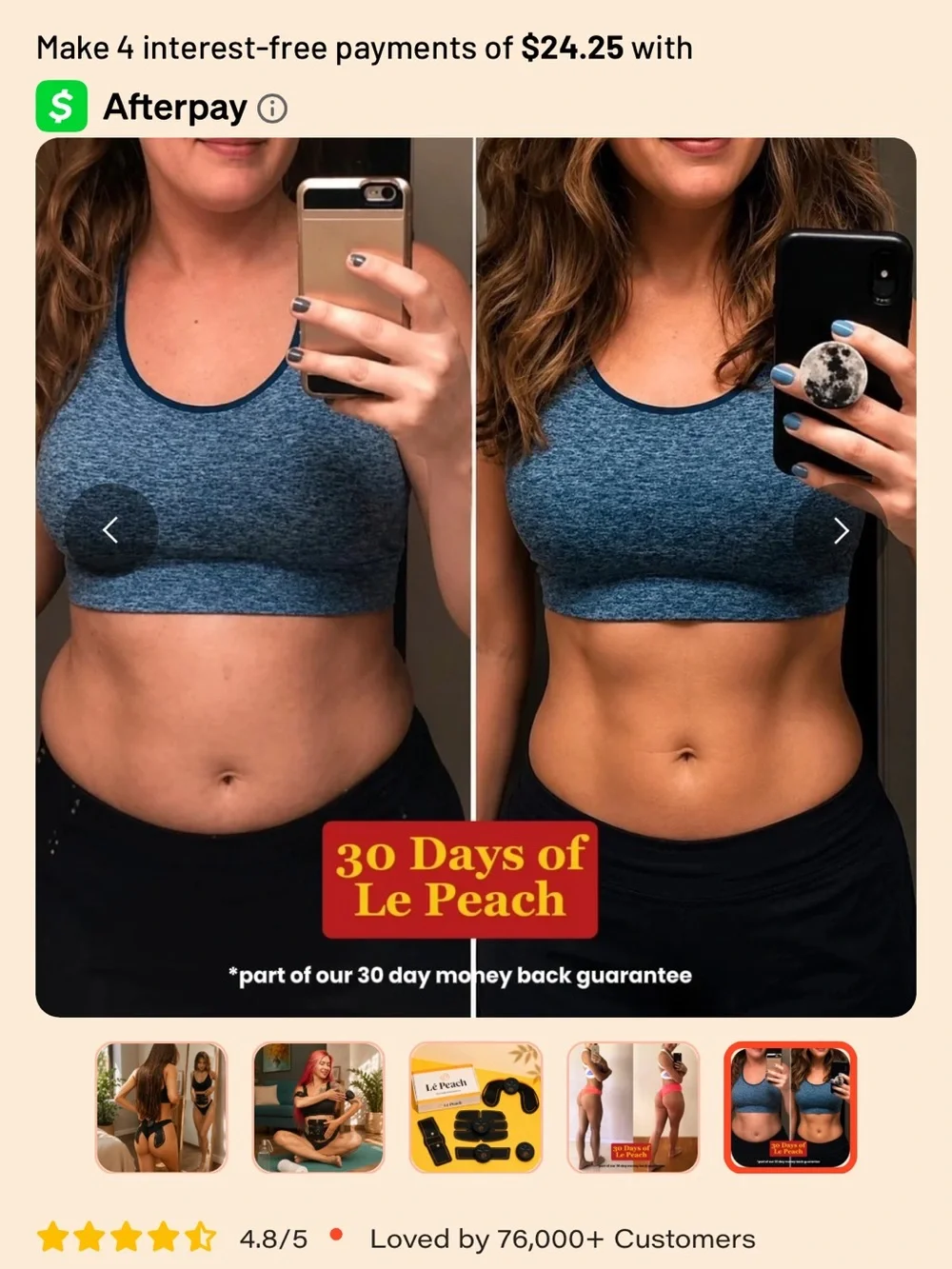 Le Peach EMS Muscle Stimulator